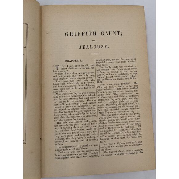 Griffith Gaunt Or Jealousy By Charles Reade Harpers Fireside Edition Vintage - Picture 10 of 14